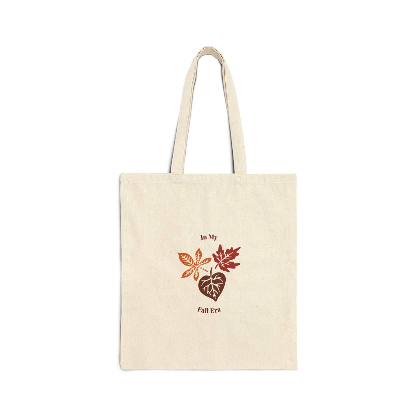 In My Fall Era Tote Bag β Aesthetic Autumn Canvas Bag with Leaves