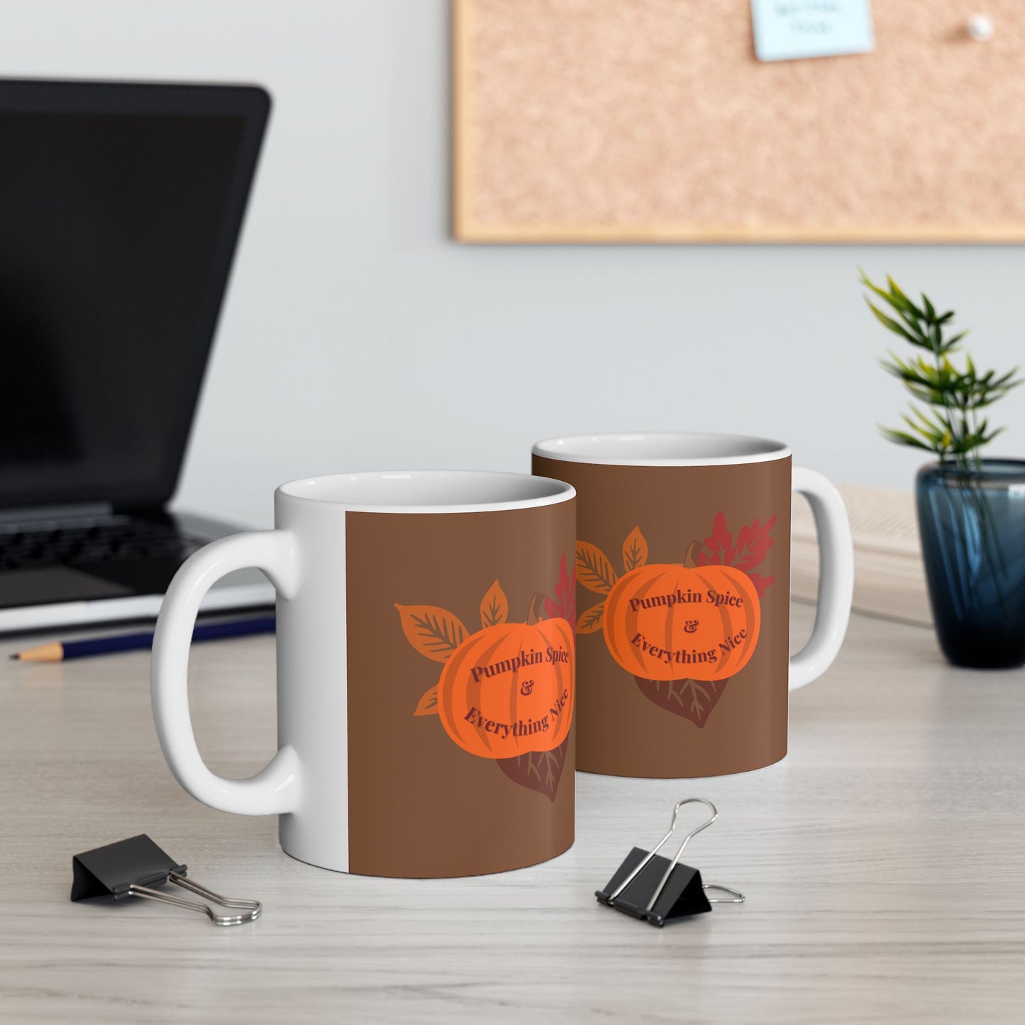 Autumn Pumpkin Spice Mug | Cozy Ceramic Coffee Cup for Fall, Hot Drink Lover, Halloween Decor, Gift Idea