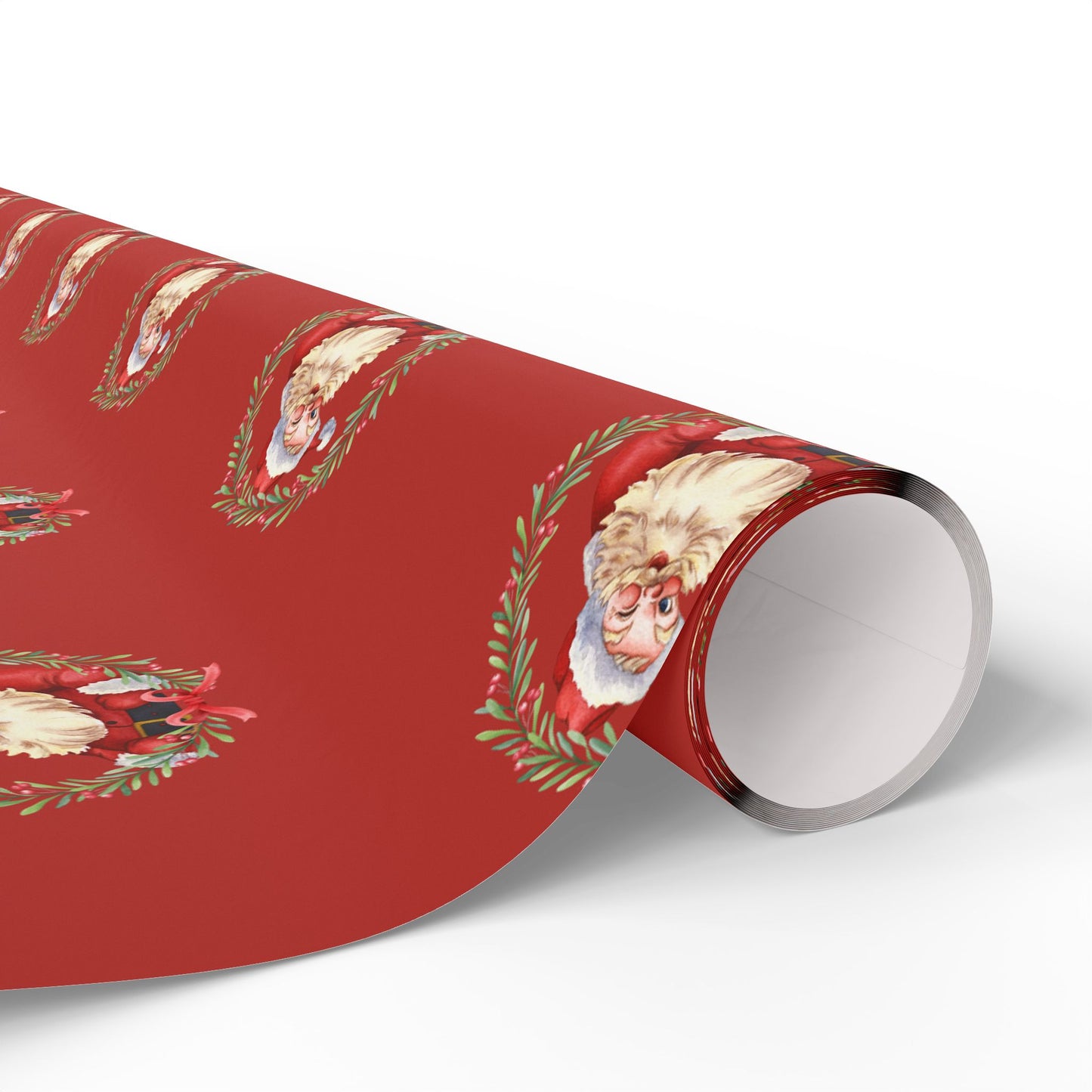 🎅 Vintage Santa Wrapping Paper | Classic Red Christmas Gift Wrap