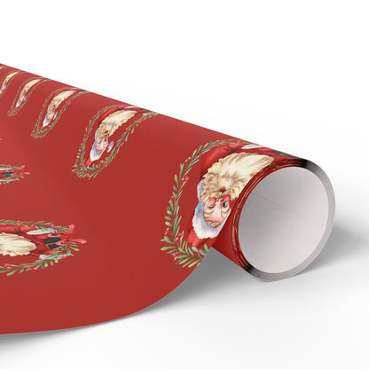 🎅 Vintage Santa Wrapping Paper | Classic Red Christmas Gift Wrap
