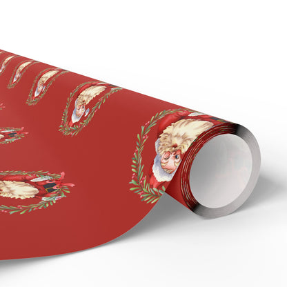 🎅 Vintage Santa Wrapping Paper | Classic Red Christmas Gift Wrap