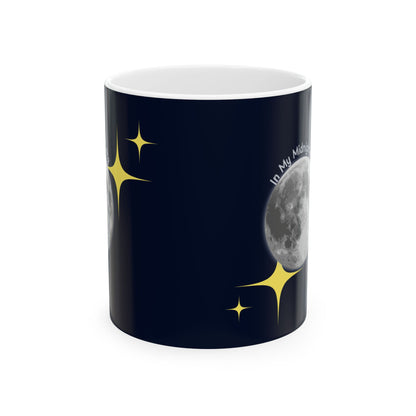 In My Midnight Era Mug – Celestial Moon & Stars Coffee Cup