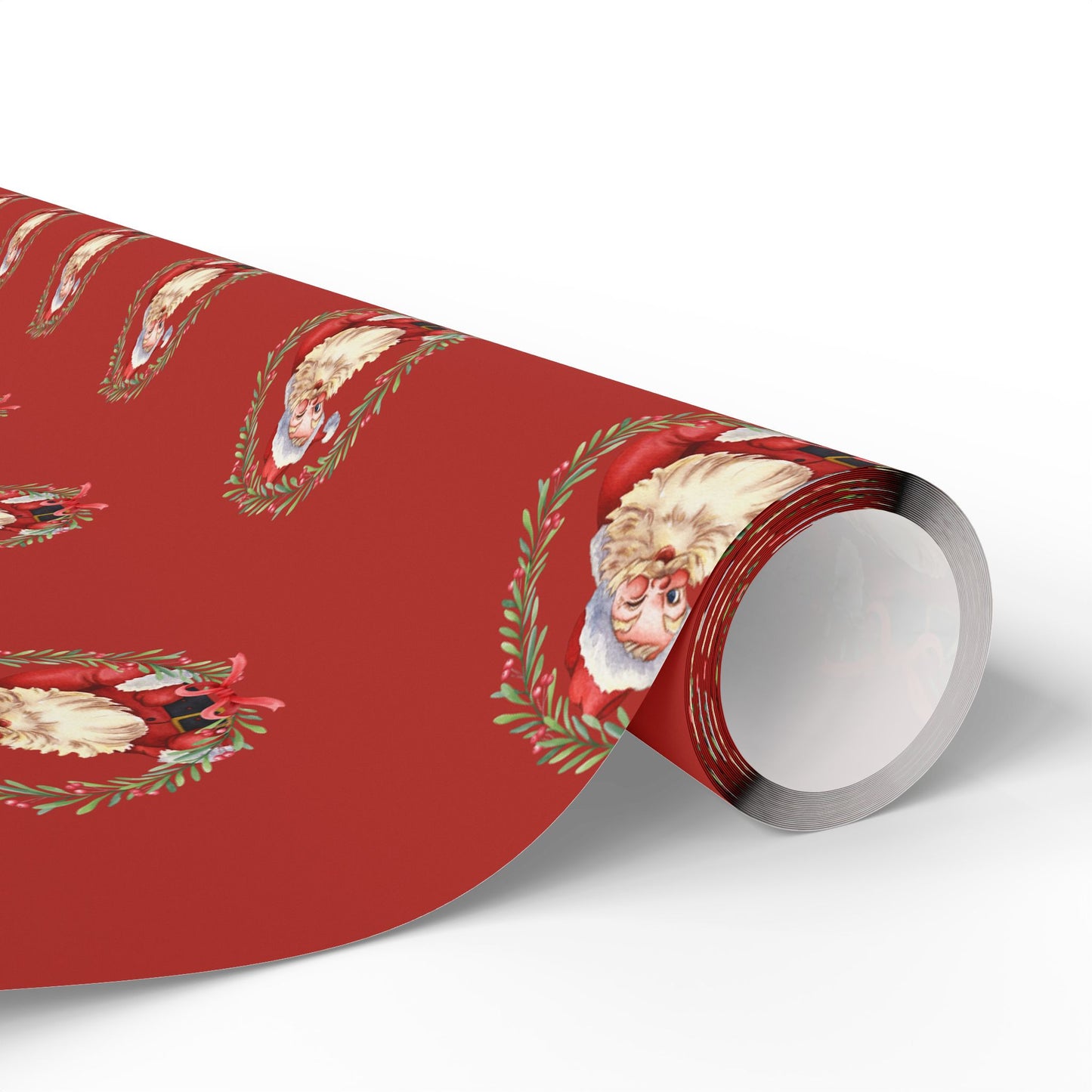 🎅 Vintage Santa Wrapping Paper | Classic Red Christmas Gift Wrap