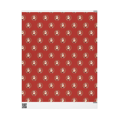 🎅 Vintage Santa Wrapping Paper | Classic Red Christmas Gift Wrap