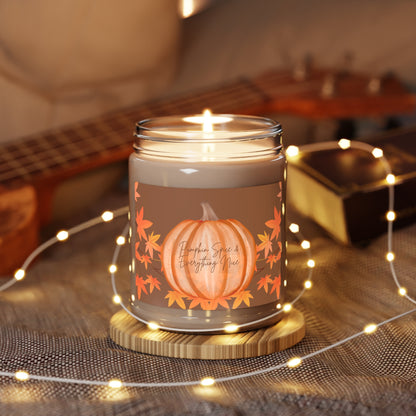 Pumpkin Spice & Everything Nice Candle – Cozy Fall Scented Soy Candle | Byte & Paper