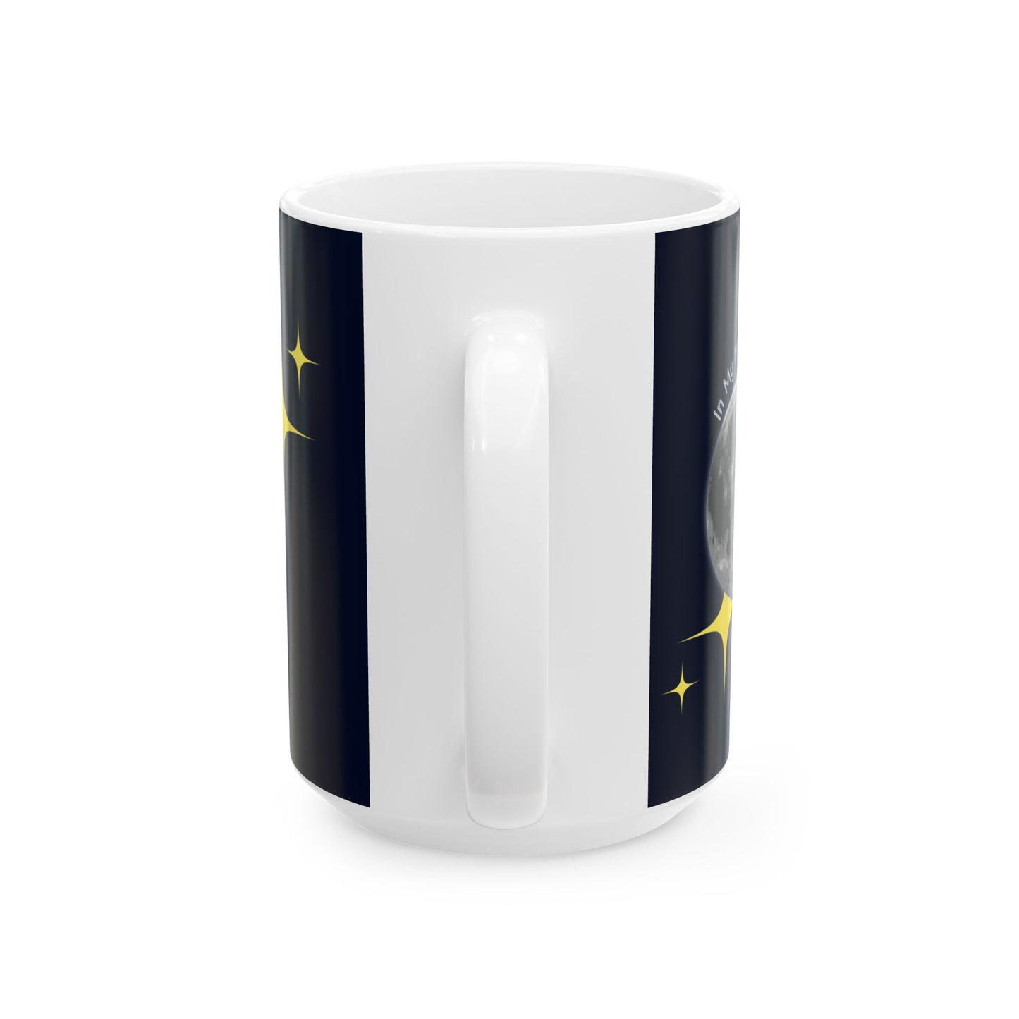 In My Midnight Era Mug – Celestial Moon & Stars Coffee Cup
