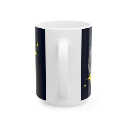 In My Midnight Era Mug – Celestial Moon & Stars Coffee Cup