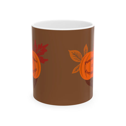 Autumn Pumpkin Spice Mug | Cozy Ceramic Coffee Cup for Fall, Hot Drink Lover, Halloween Decor, Gift Idea