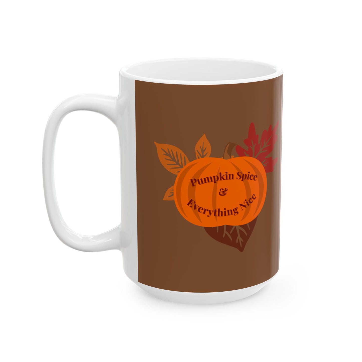 Autumn Pumpkin Spice Mug | Cozy Ceramic Coffee Cup for Fall, Hot Drink Lover, Halloween Decor, Gift Idea