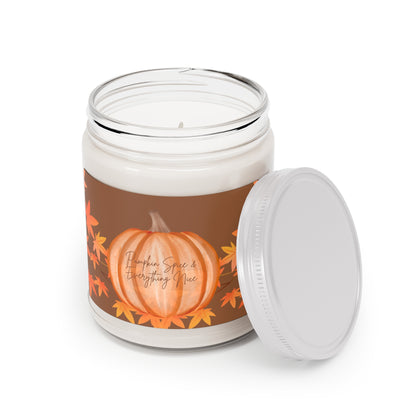 Pumpkin Spice & Everything Nice Candle – Cozy Fall Scented Soy Candle | Byte & Paper
