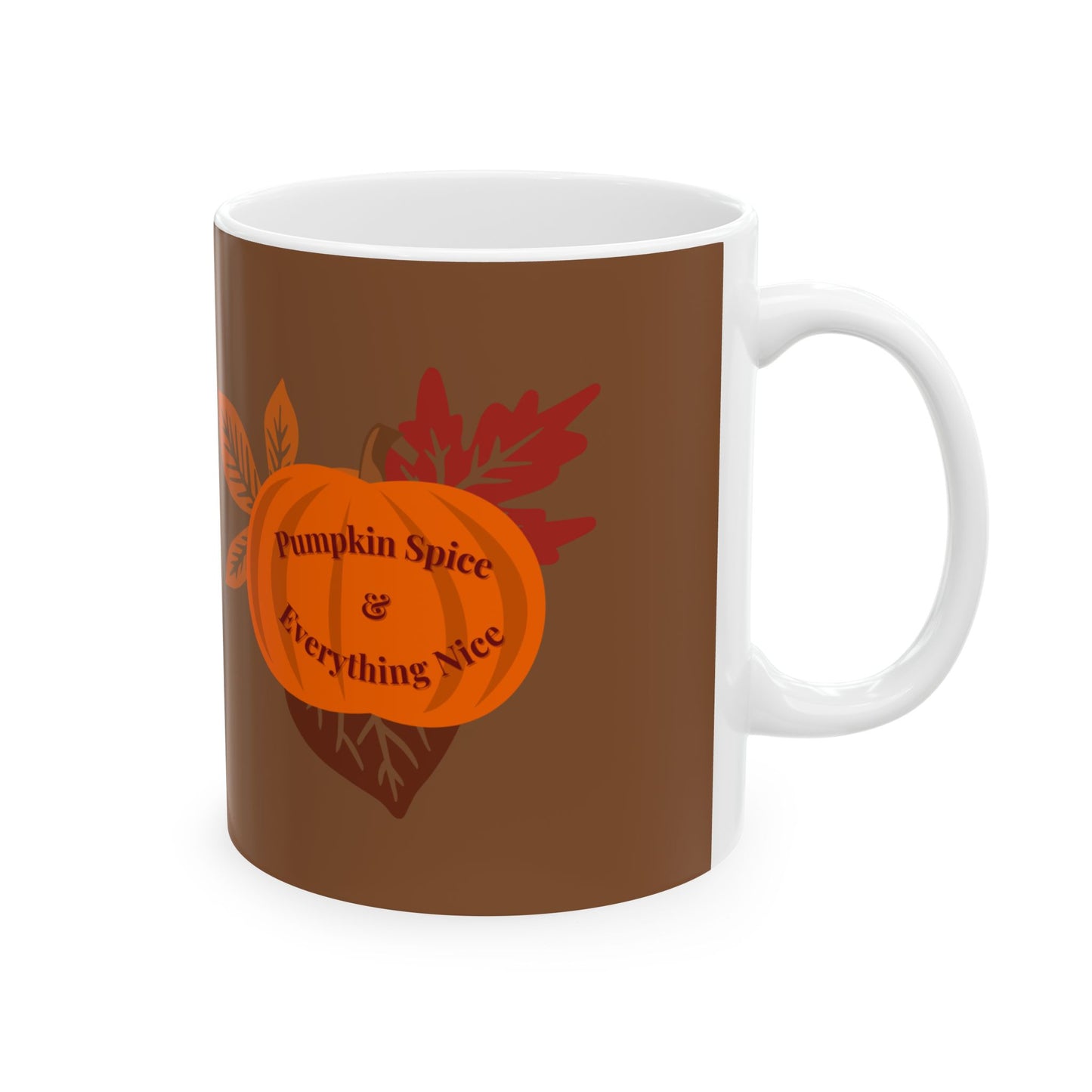 Autumn Pumpkin Spice Mug | Cozy Ceramic Coffee Cup for Fall, Hot Drink Lover, Halloween Decor, Gift Idea